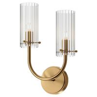 WANDLEUCHTE ARCO - Messingfarben, Basics, Glas/Metall (25/38/12cm) - MAYTONI