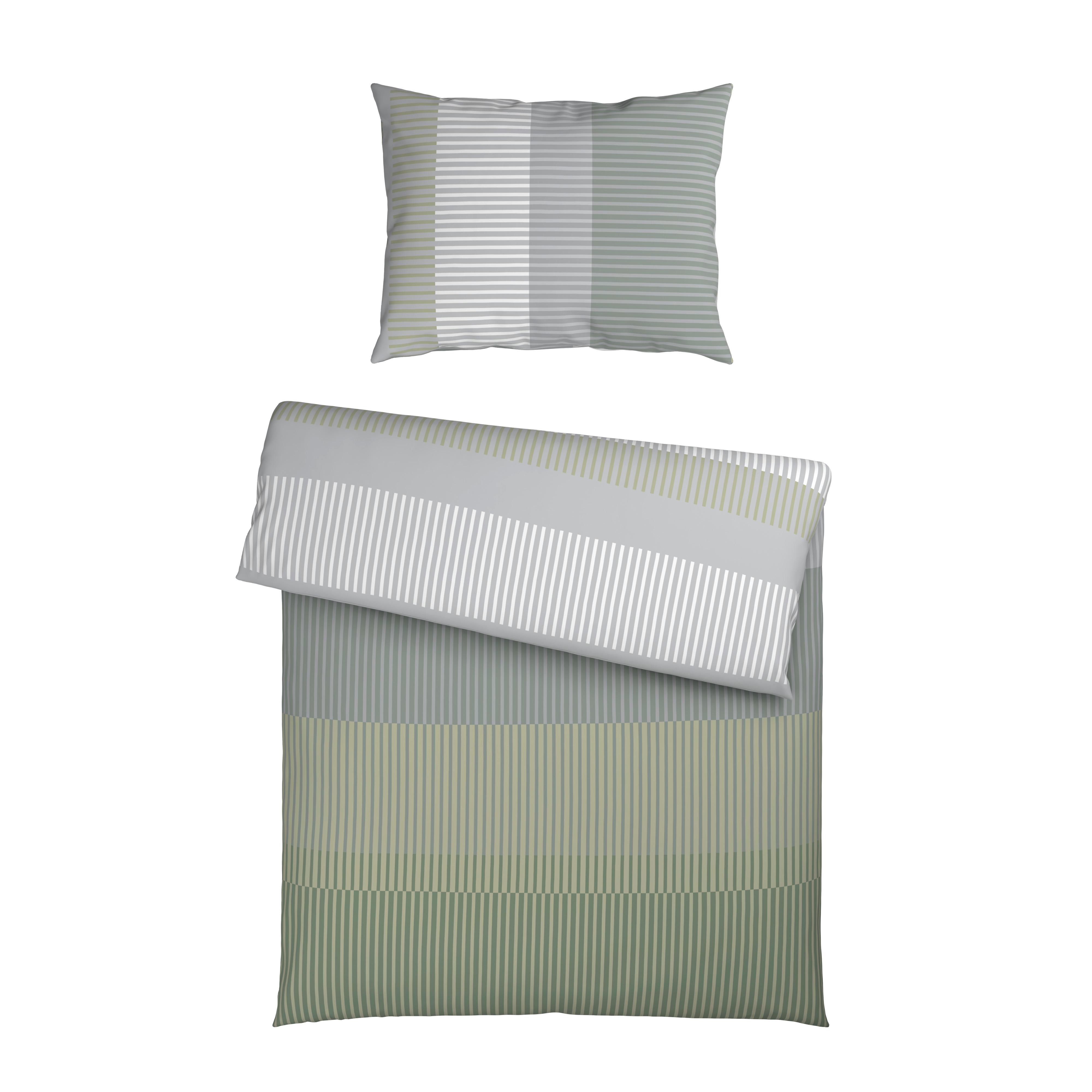 Posteljnina Hannes - gozdno zelena, tekstil (140/200cm) - Mömax