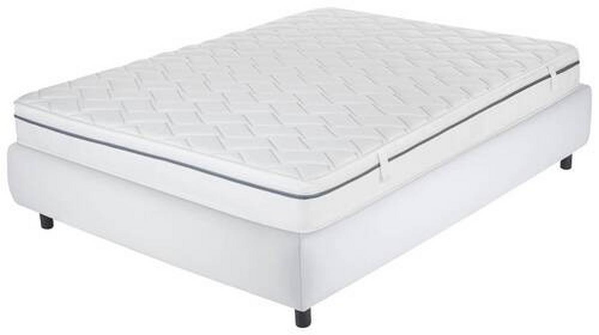 Kaltschaummatratze Air Wave 3D ca. 180x200 cm - Weiß, Basics, Textil (180/200cm) - MID.YOU