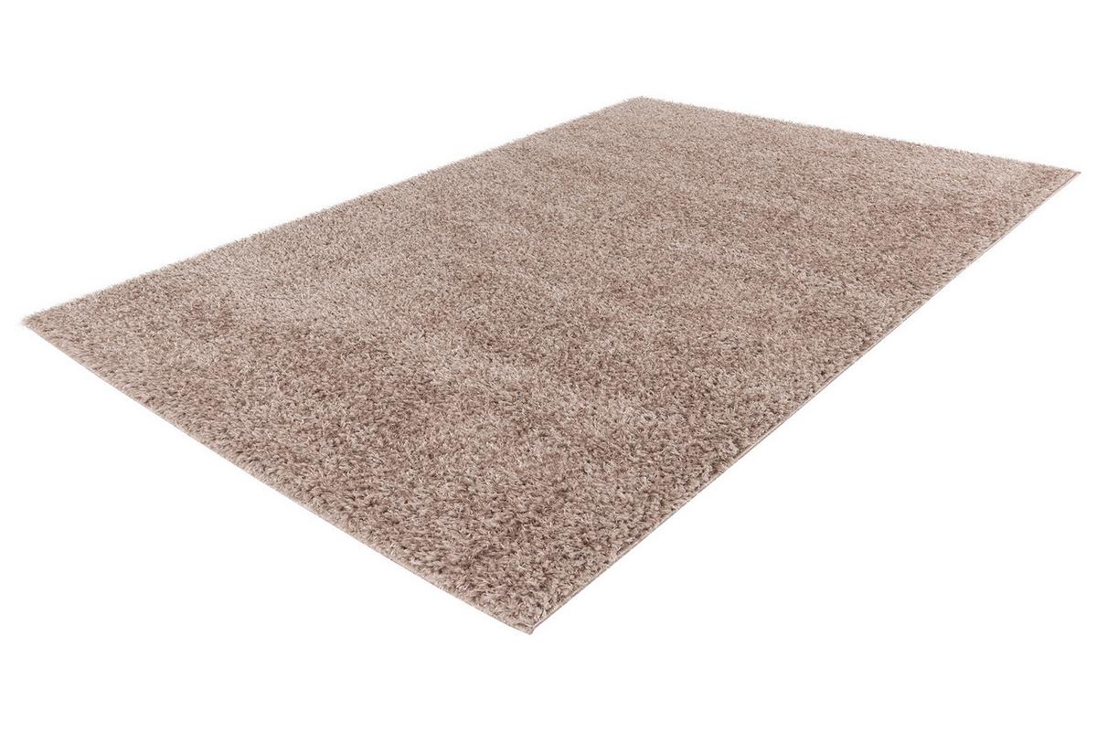 HOCHFLORTEPPICH MY EMILIA - Taupe, Konventionell, Textil (60/110cm) - Novel