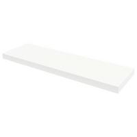 Falipolc Fehér Anja - fehér, Modern, faalapú anyag (80/3,8/23,5cm) - Mömax