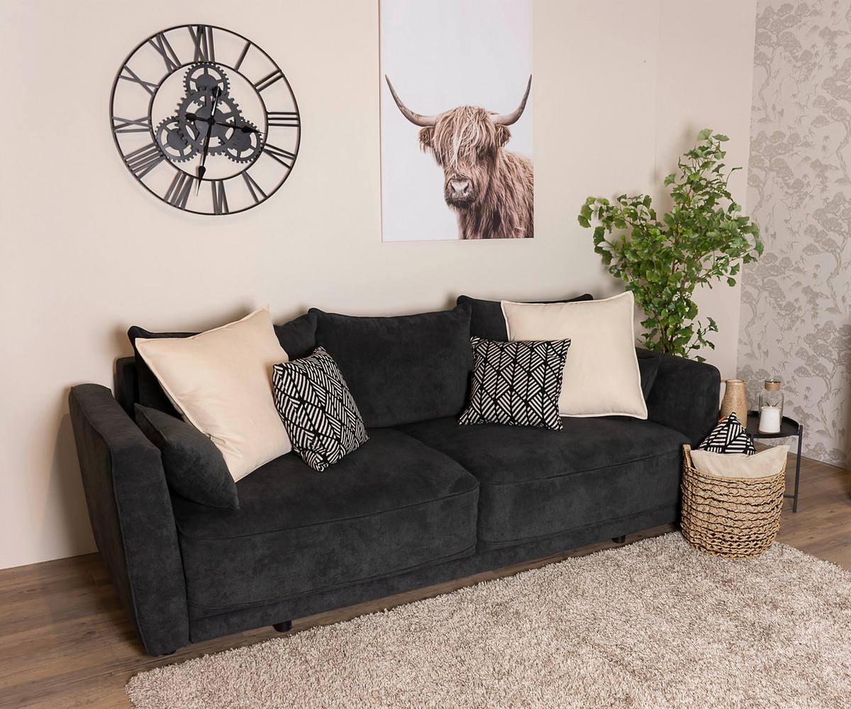 Canapea extensibilă Andora - bej/antracit, Modern, textil (238/90/104cm) - Mömax