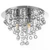 PLAFONNIER NIRMA - clair/couleur chromée, Basics, métal/verre (30/26cm) - Mömax