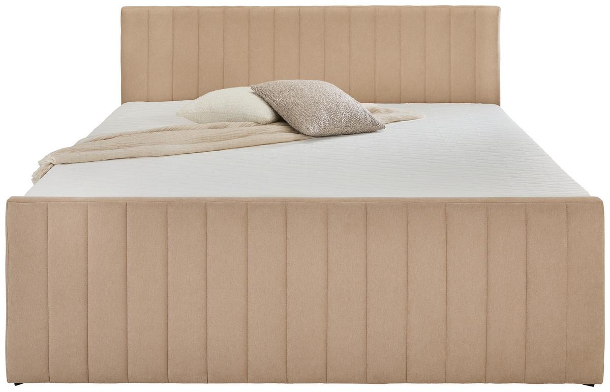 Box Ágy Sontje - bézs, Konventionell, textil (160/200cm) - Boxxx