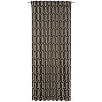 ZASŁONA GOTOWA MALFOY - czarny/kolor złoty, Design, tkanina (140/245cm) - Dieter Knoll