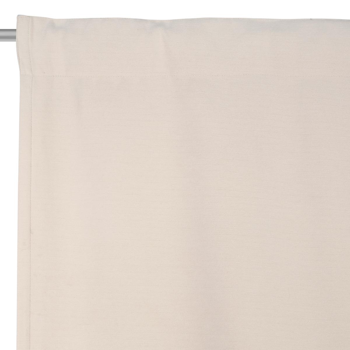 ZASŁONA GOTOWA HERRING - kremowy, Basics, tkanina (135/245cm) - Dieter Knoll