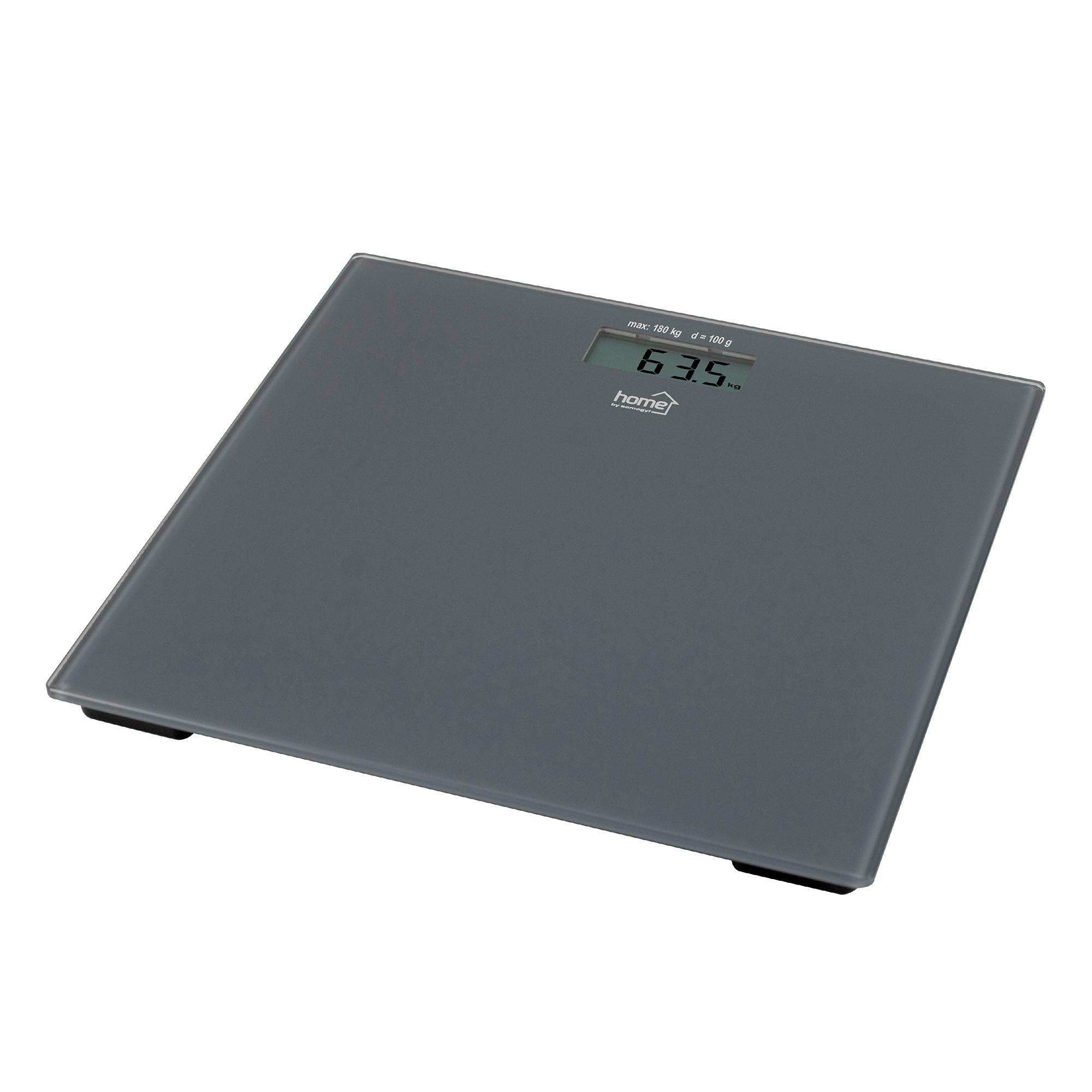 Fürdőszobamérleg Hg Fm 12 - sötétszürke, Basics, fém (28/2/28cm)