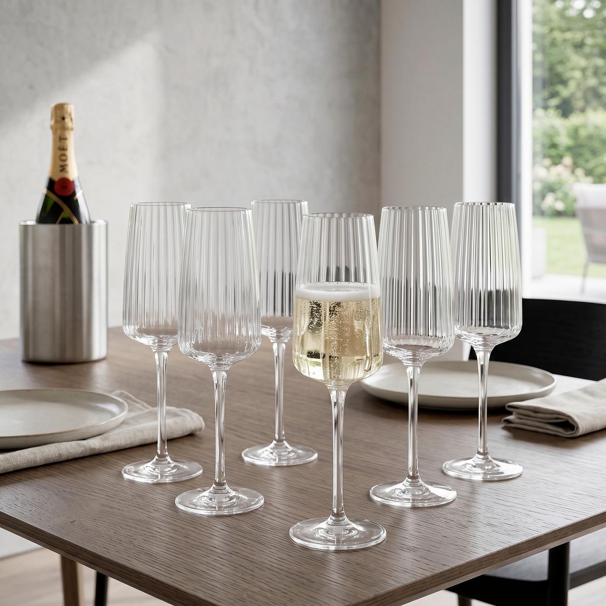 Gläserset Exclusiva Klar, 6-teilig - Klar, KONVENTIONELL, Glas (255ml) - Van Well