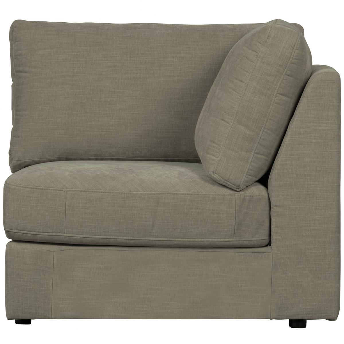 Sofaelement Family Grau B: 96cm - Schwarz/Grau, Design, Kunststoff/Textil (96/85/96cm) - Livetastic