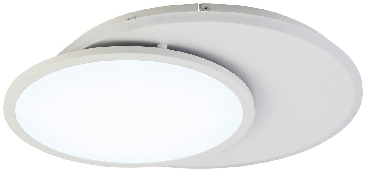 LED-Deckenleuchte Clarence max. 23 Watt - Weiss, Modern, Kunststoff/Metall (52/45/5cm) - Premium Living