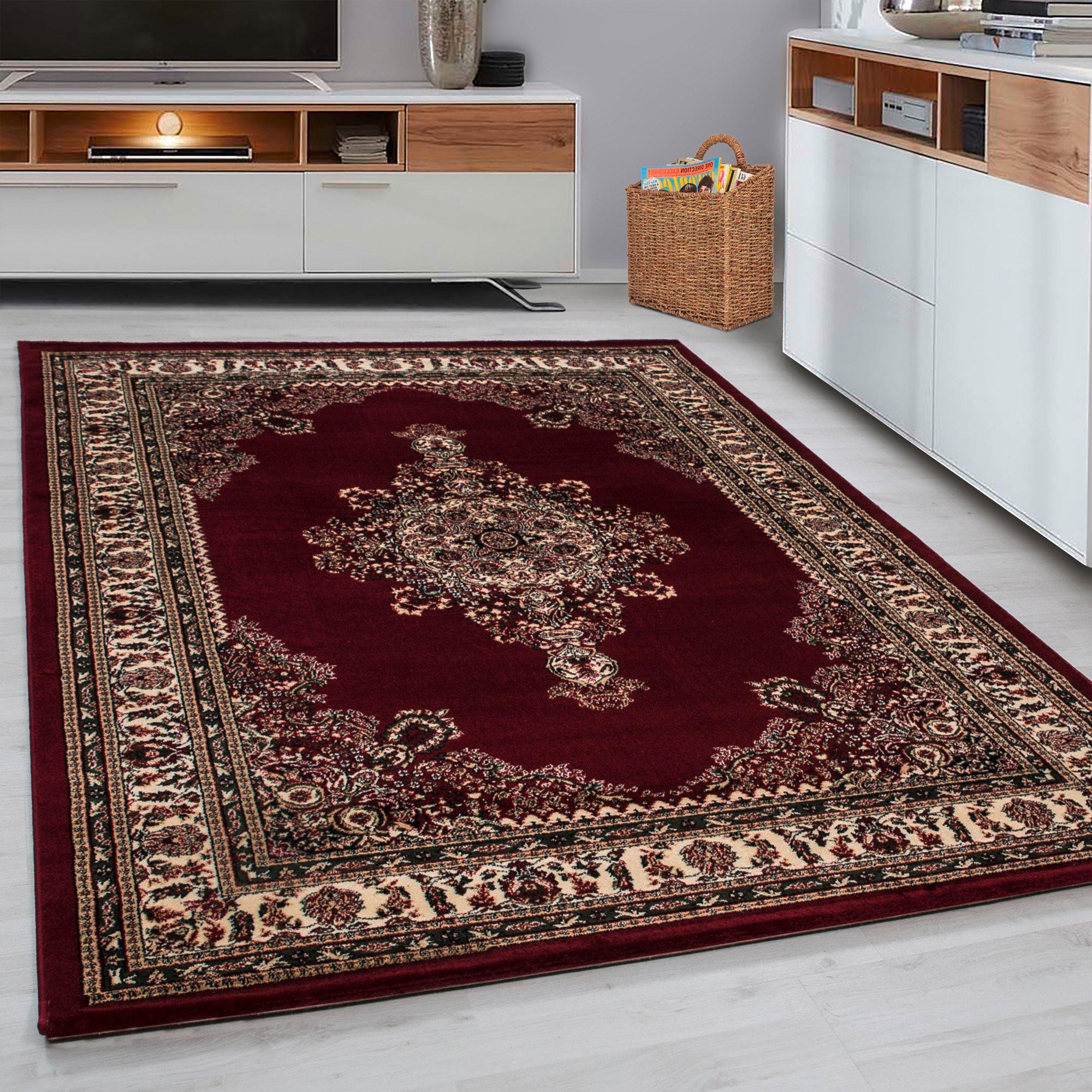 Tkana Preproga Marrakesh, Rdeča, 120x170cm - rdeča/večbarvno, Konvencionalno, tekstil (120/170cm)
