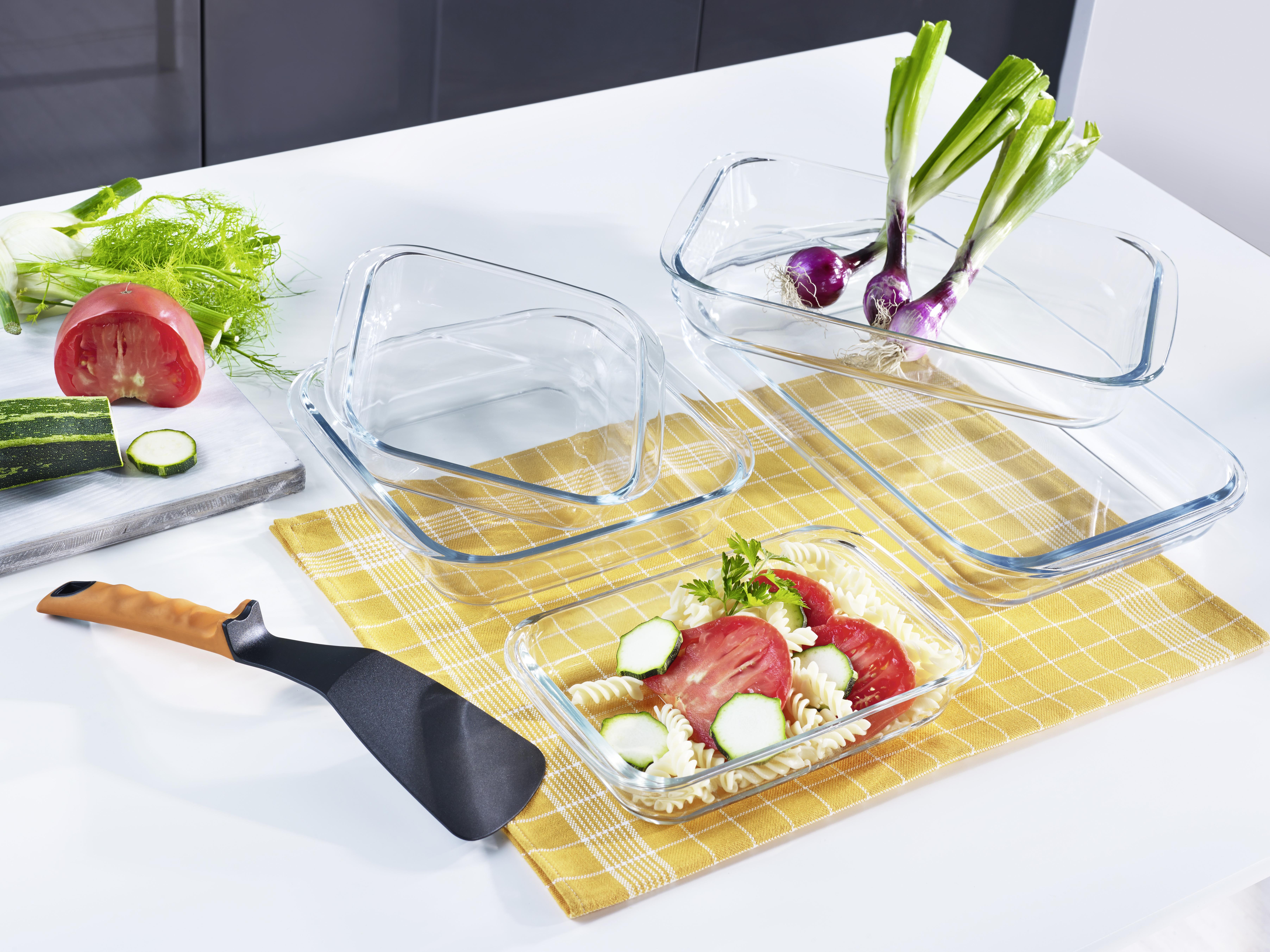 Auflaufform Greta Greta aus Glas, 1 Liter - Klar, Glas (25,8/4,5/14,9cm) - Mömax