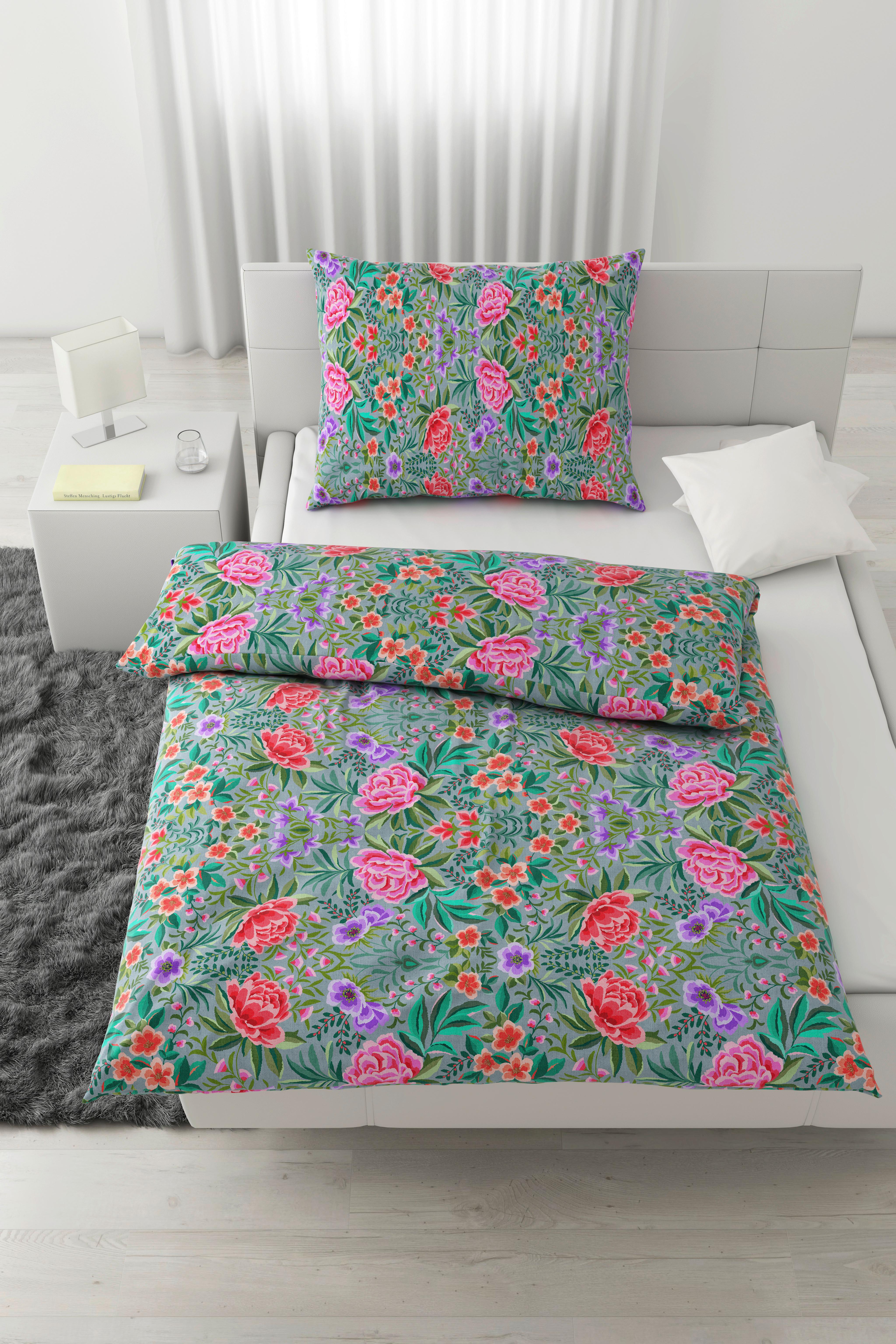 Bettwäsche Vivien Multicolor ca. 140x200cm - Multicolor, ROMANTIK / LANDHAUS, Textil (140/200cm) - Mömax