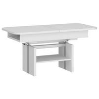 Stolić Cortado - bijela, Moderno, drvni materijal (110-150/56-72/65cm) - Modern Living