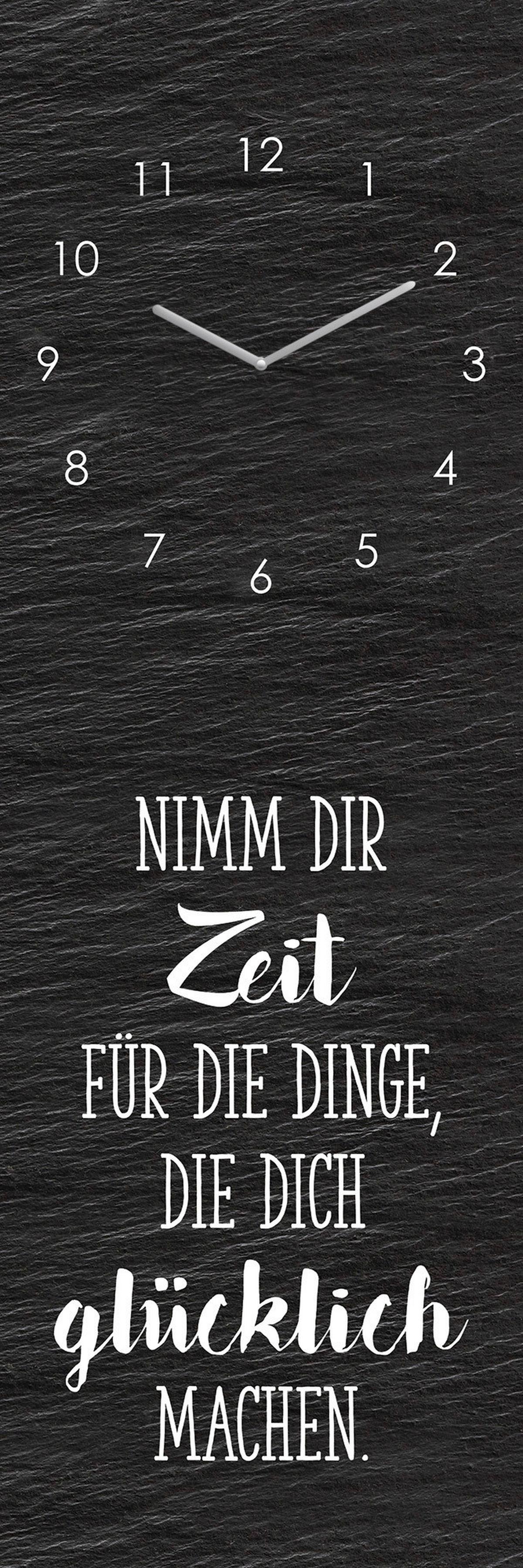 ZEGAR ŚCIENNY GU-SPK1153 - czarny/biały, Basics, szkło (20/60/3,1cm) - Euroart