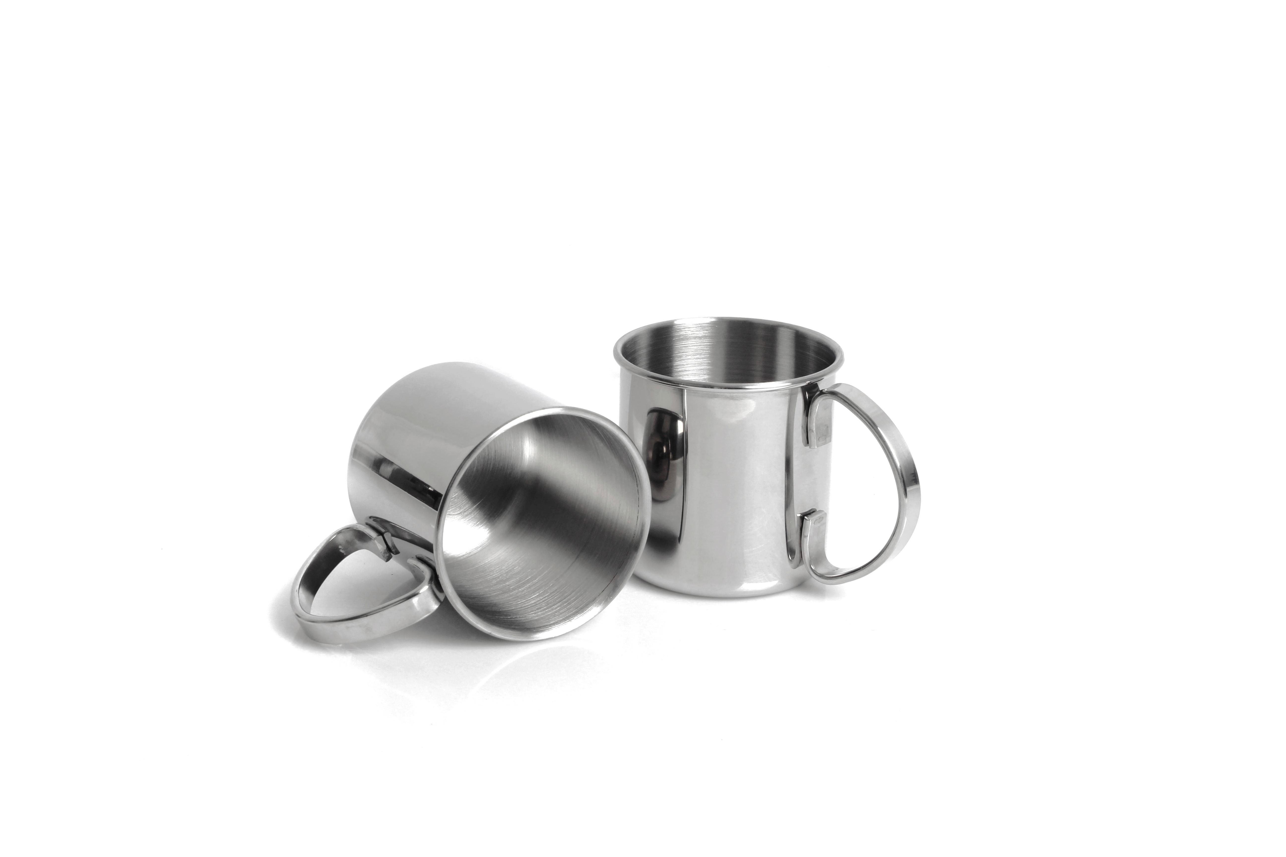 Set Lončkov Echtwerk, Srebrna, 2 Kos - srebrne barve, Basics, kovina (13.7/9/8.9cm) - Echtwerk