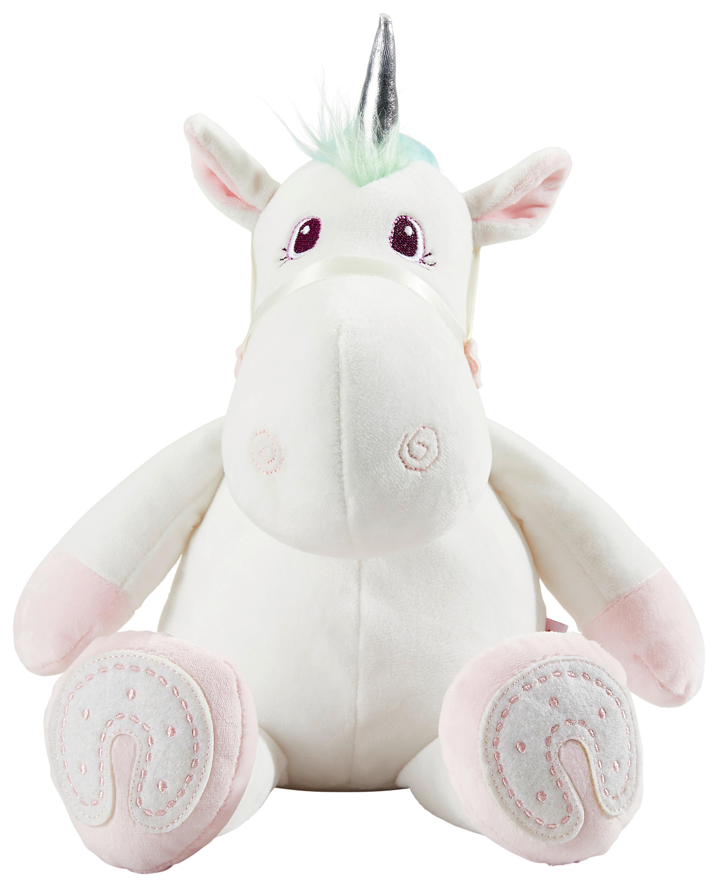 PRZYTULANKA EINHORN RAINBOW - różowy/biały, Basics, tkanina (25cm) - Patinio