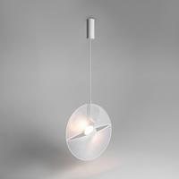 Pendelleuchte Reflex Weiß max. 14 Watt - Weiß, Trend, Kunststoff/Textil (45/12cm) - MAYTONI