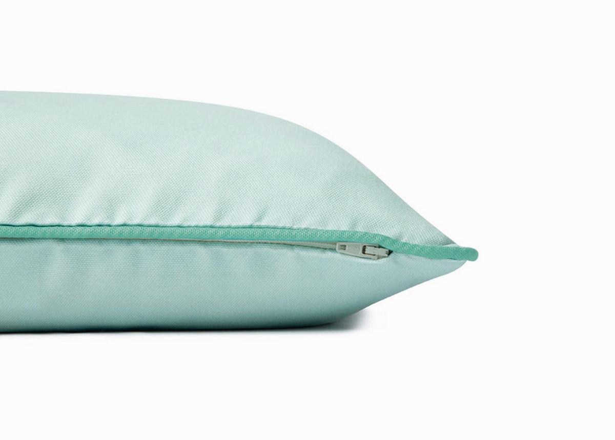 POSZEWKA NA PODUSZKĘ T-DOVESIGNATURE75350-090-40-40 - jadeitowa zieleń, Konventionell, tkanina (40/40cm) - Tom Tailor
