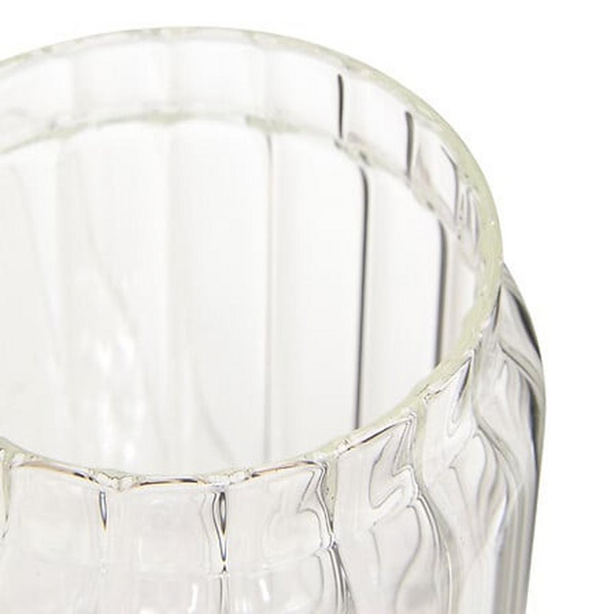 Borcan depozitare Harmony cca. 500 ml - transparent/culoare lemn acacia, Basics, sticlă/lemn (9/12,3cm)
