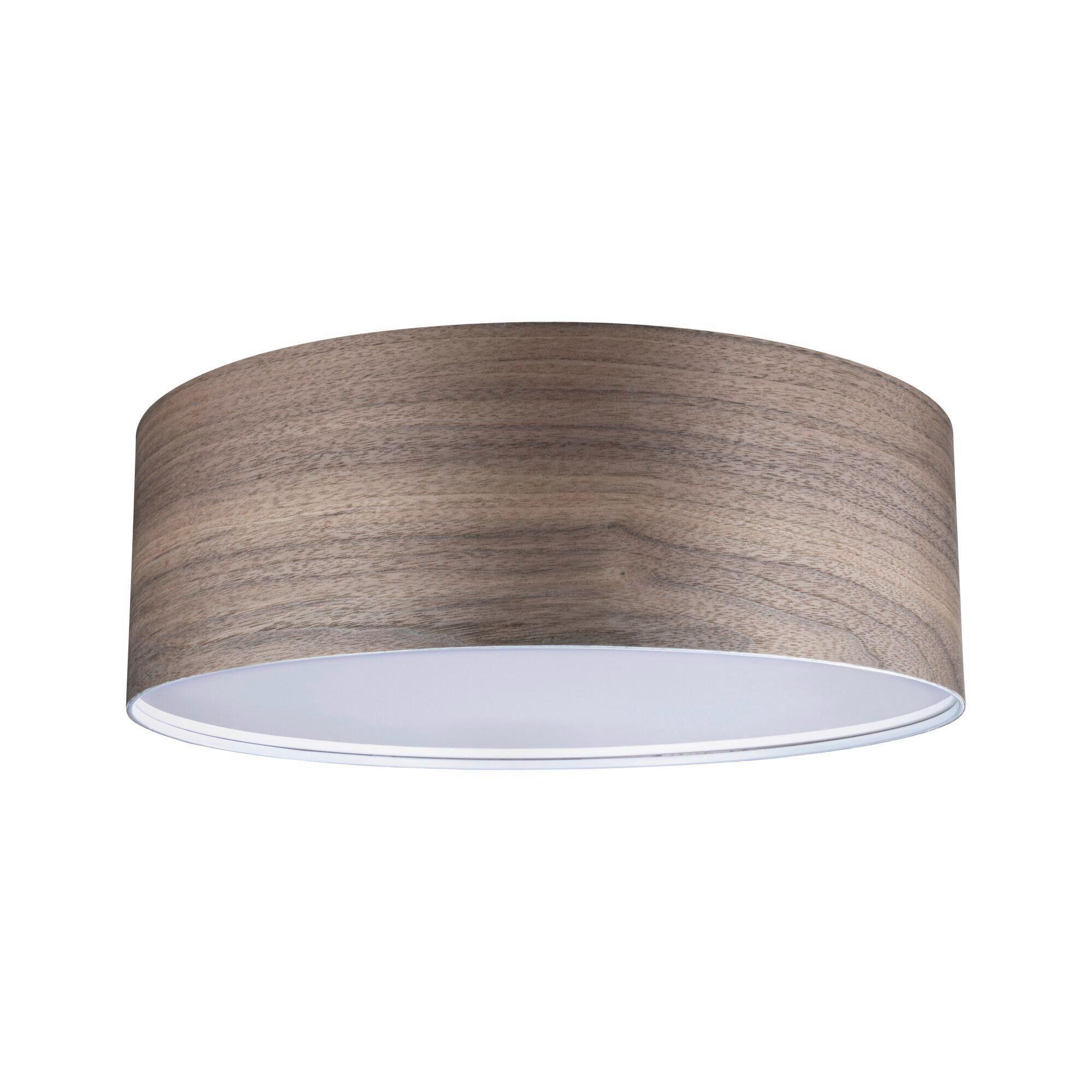 Deckenleuchte Liska in Dunkelbraun max. 3x 20 Watt - Dunkelbraun, Basics, Holz/Metall (45/15cm) - Paulmann