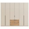 DULAP USI ROTATIVE ALABAMA - culoare lemn stejar/stejar Artisan, Modern, material pe bază de lemn (271/229/54cm) - Modern Living