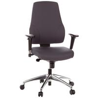 Drehstuhl Pro-Tec 200 Anthrazit - Anthrazit, MODERN, Kunststoff/Textil (60/126/45cm) - MID.YOU