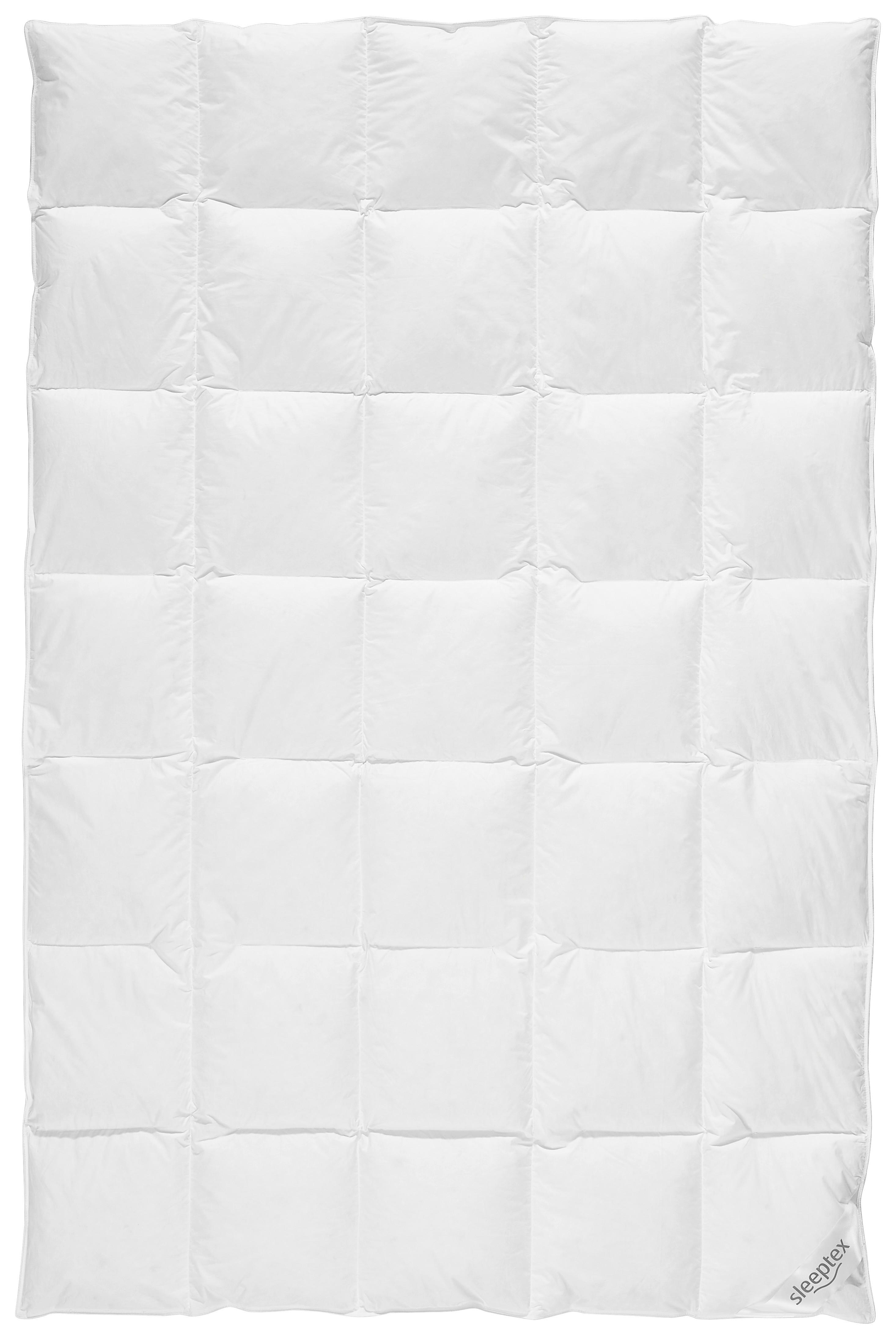 KOŁDRA CAŁOROCZNA DEVON - biały, Basics, materiały naturalne/tkanina (135/200cm) - Sleeptex