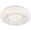 LED-DECKENLEUCHTE ALI - Chromfarben/Weiß, MODERN, Kunststoff/Metall (26/5,5cm) - Mömax
