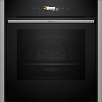 Einbaubackofen B54CR71N0 - Edelstahlfarben/Schwarz (59,6/59,5/54,8cm) - Neff