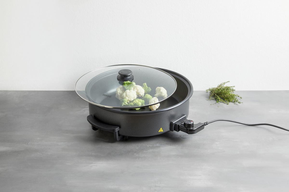Elektrische Pfanne Annika max. 1500 Watt - Schwarz, Metall (42/9cm) - Insido