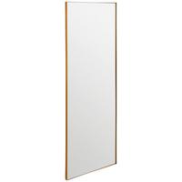 LUSTRO ŚCIENNE KAIR - kolor złoty, Design, materiał drewnopochodny/metal (60/160/3cm) - MID.YOU