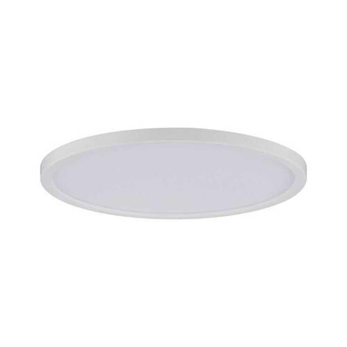 LED-Paneel Panel Areo in Weiß max. 12 Watt - Weiß, Basics, Kunststoff (18cm) - Paulmann