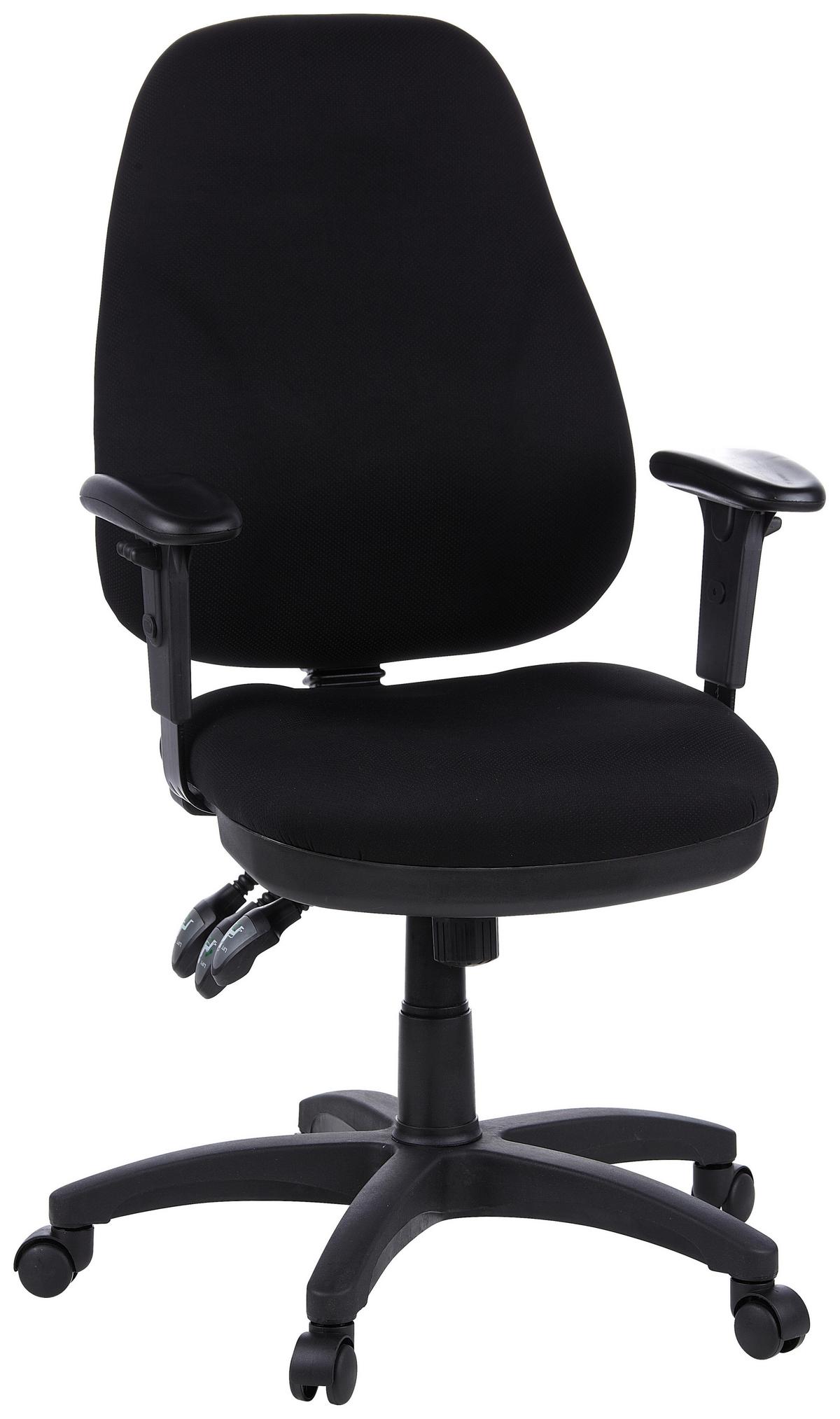 Pisarniški Stol Zenit Pro, Črna - črna, Basics, umetna masa/tekstil (58/121/46cm) - MID.YOU