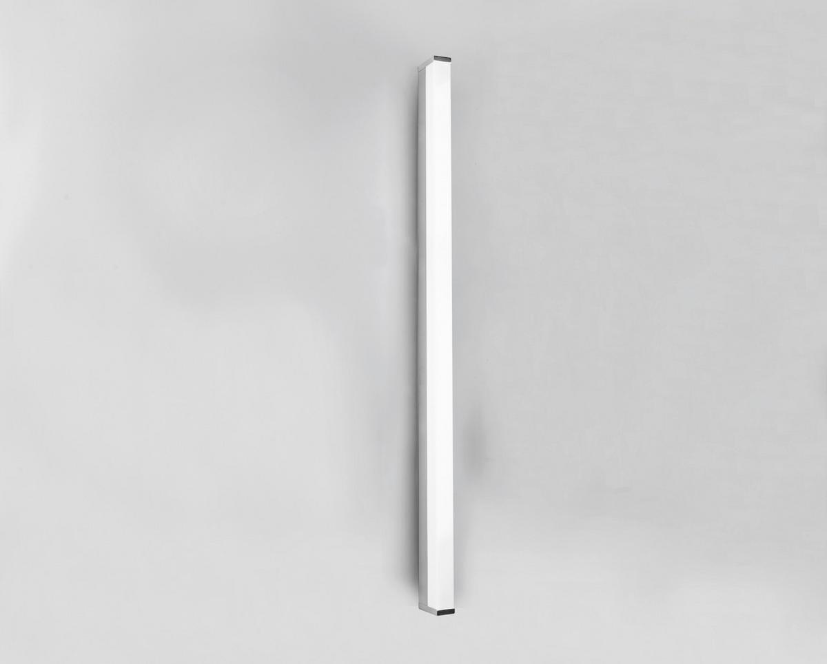 LED-Wandleuchte Fabio in Weiß/Chrom max. 22 Watt - Chromfarben/Weiß, Basics, Kunststoff/Metall (3,8/120/7,9cm) - Trio Leuchten