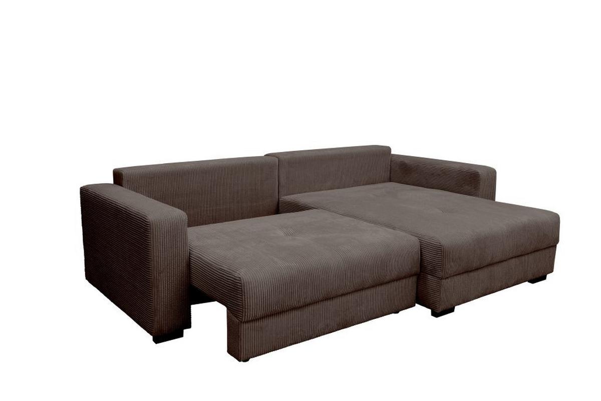 Kutna Garnitura Xela - tamno siva/crna, Moderno, tekstil (265/170cm) - Modern Living