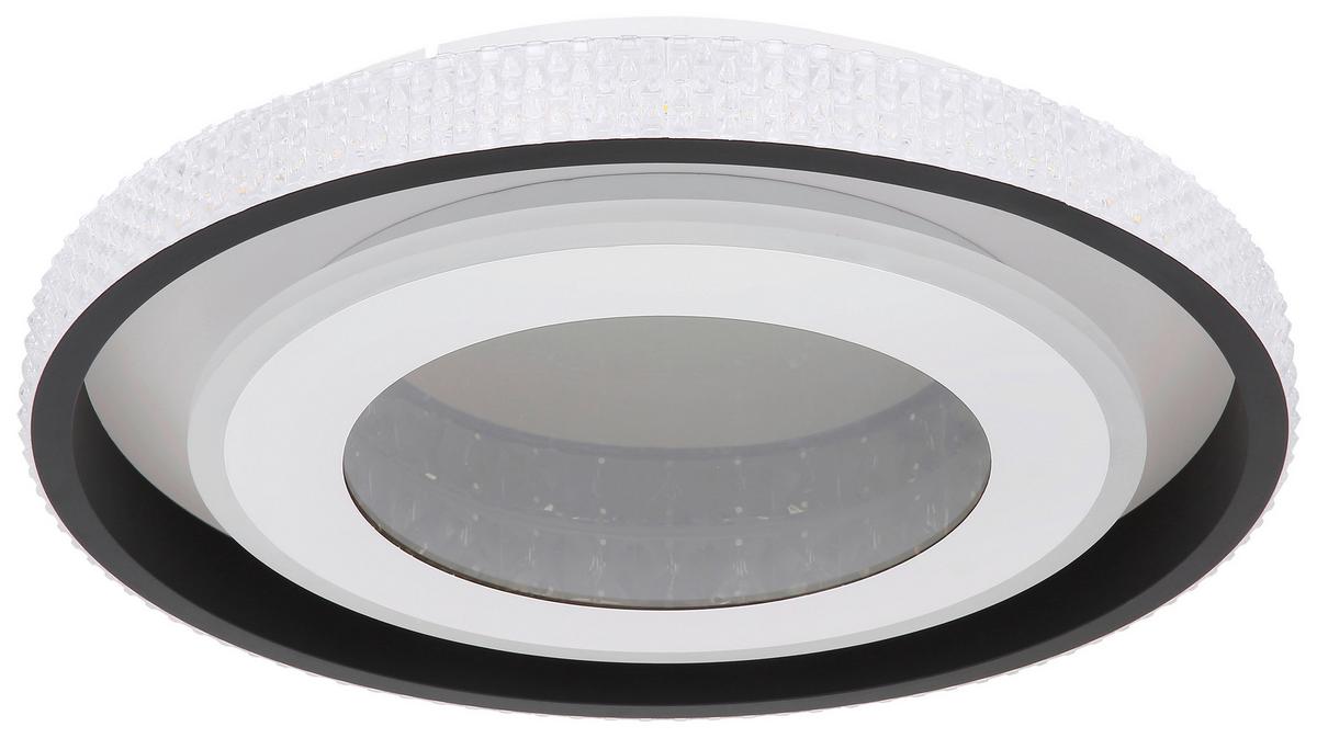 DECKENLEUCHTE LUCKY - Klar/Weiss, Basics, Kunststoff/Metall (50/8cm) - Globo