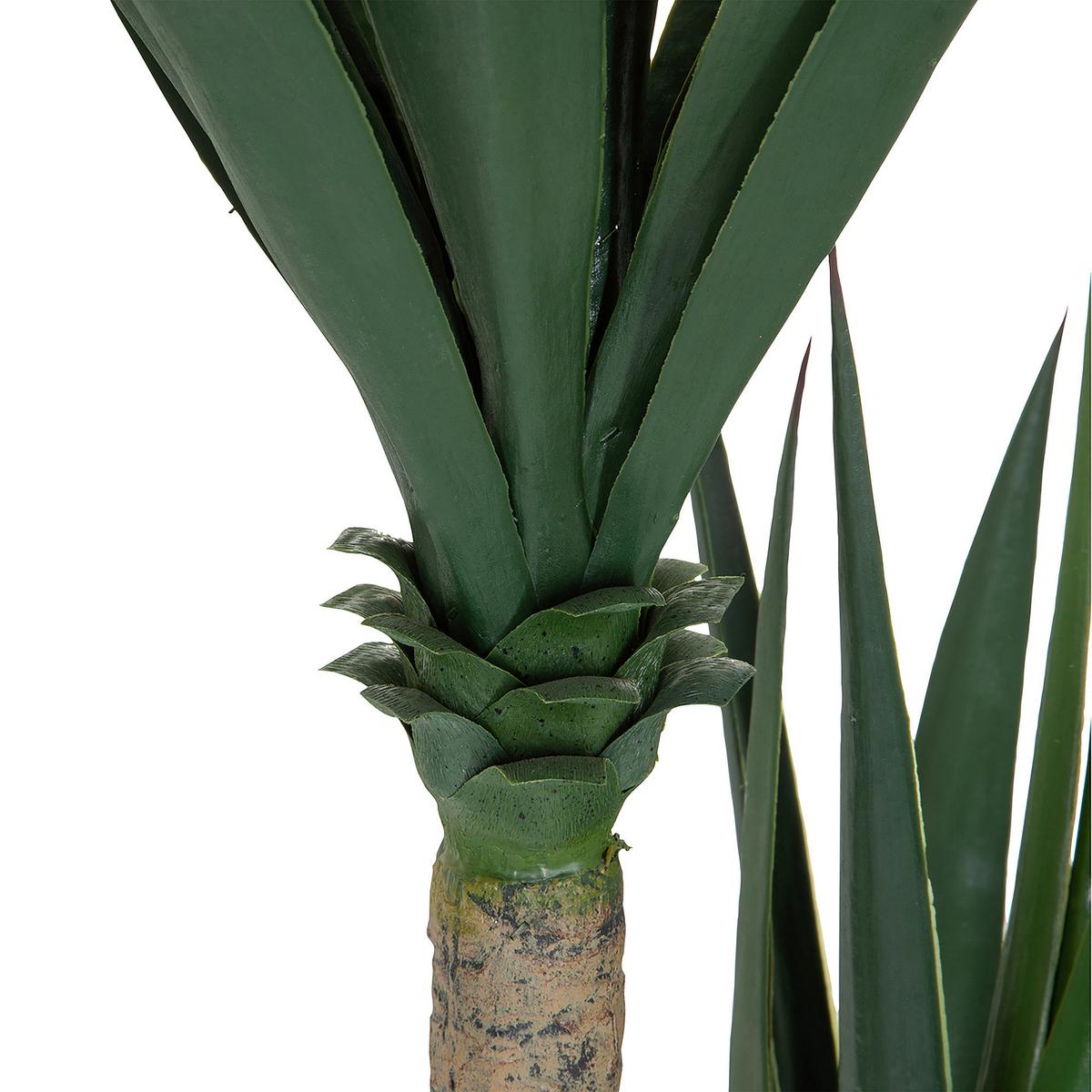 Umetna Rastlina Yucca - črna/zelena, Basics, umetna masa (50/135/50cm) - MID.YOU