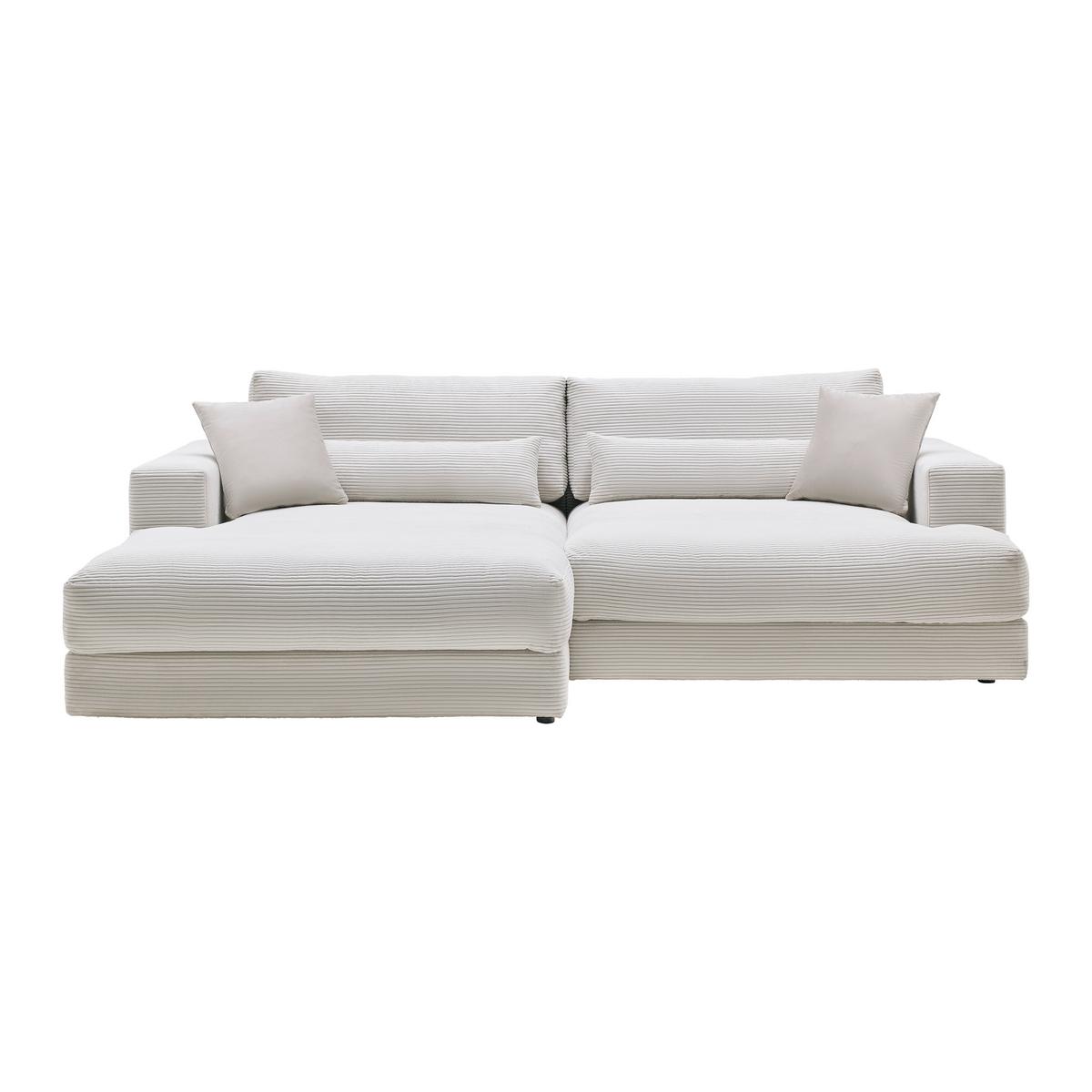Coltar FABIONA - bej, Modern, lemn (194/85/268cm) - Premium Living