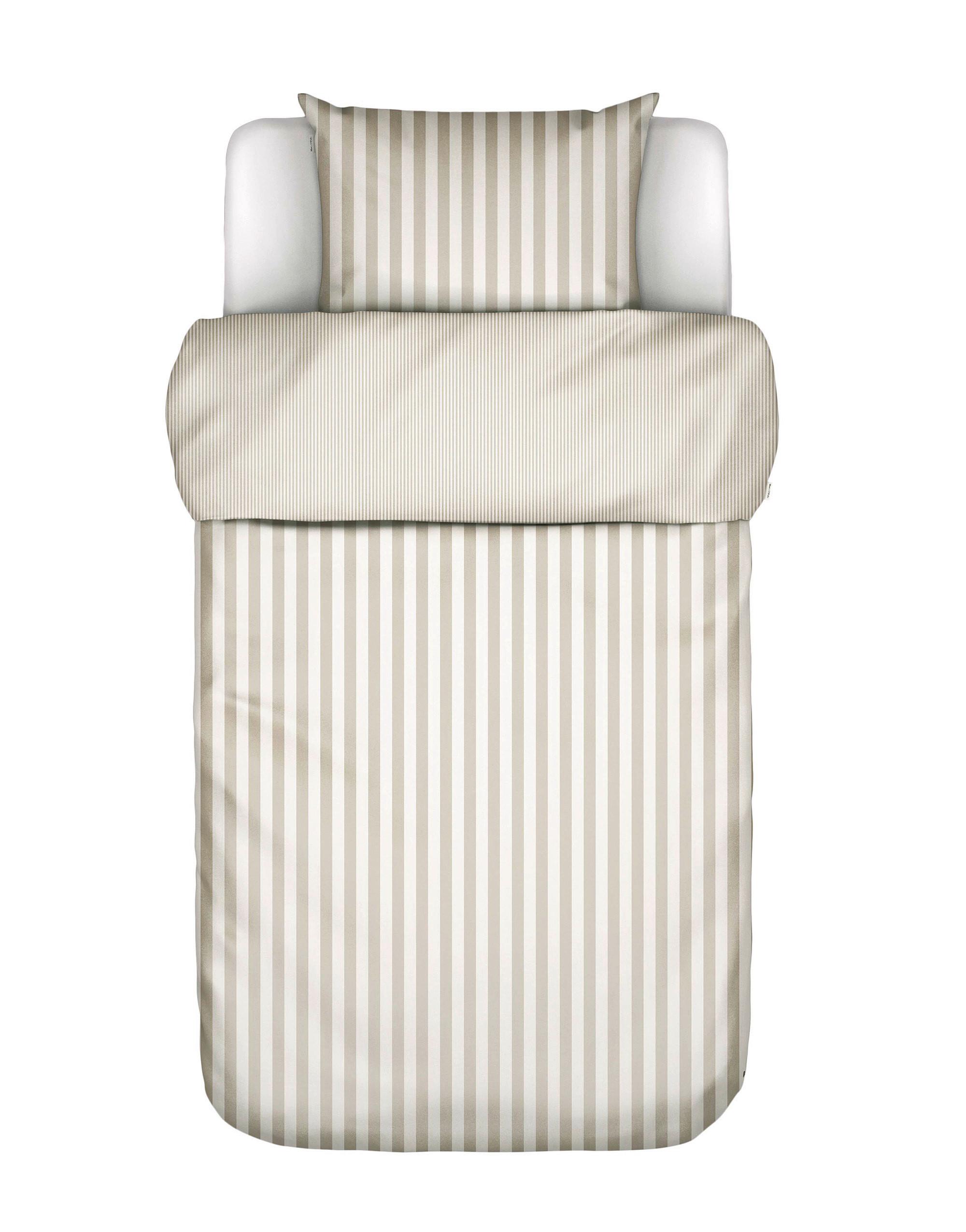 POŚCIEL CLASSIC STRIPE - kolor piaskowy, Basics, tkanina (135/200cm) - Marc O'Polo