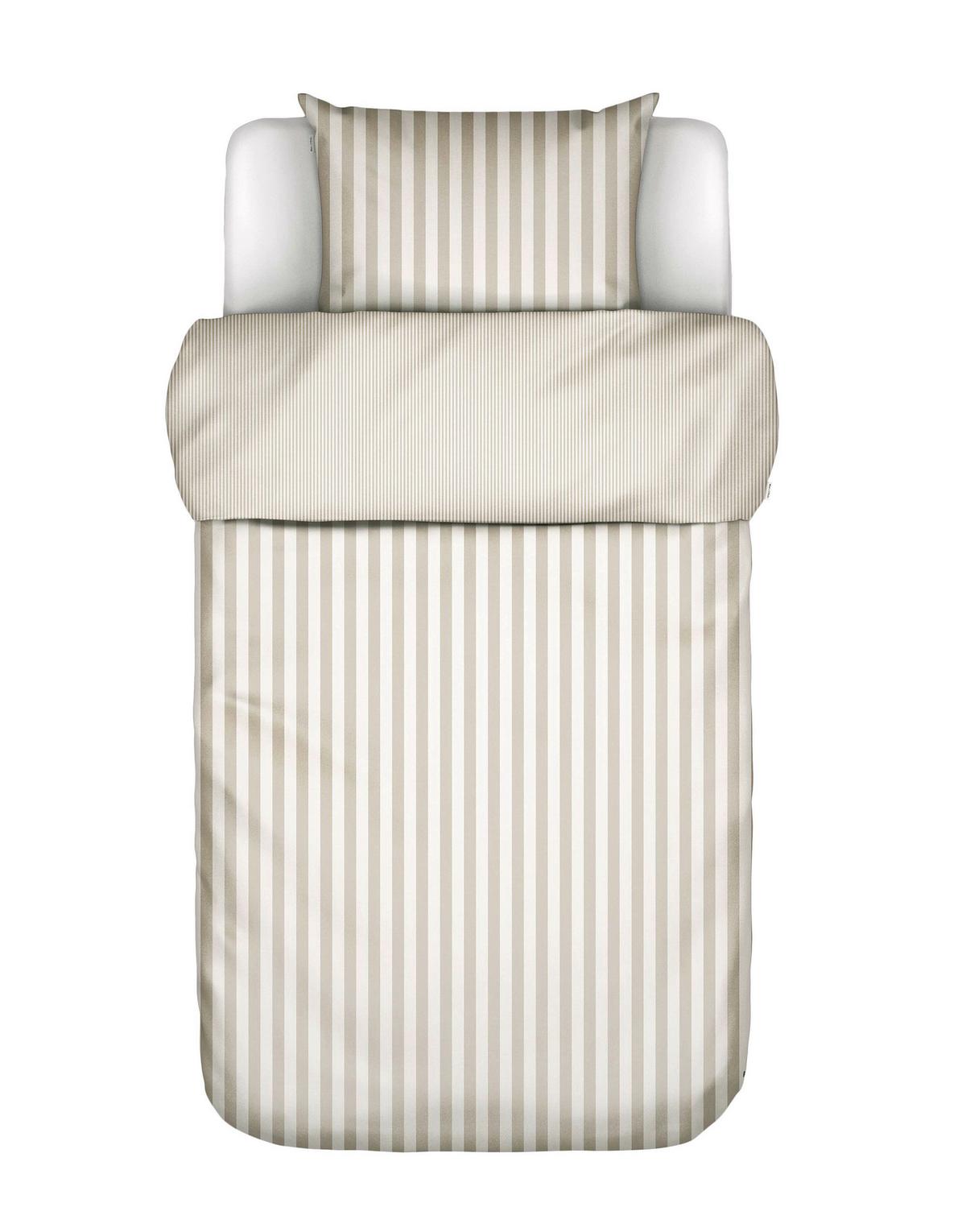 POŚCIEL CLASSIC STRIPE - kolor piaskowy, Basics, tkanina (135/200cm) - Marc O'Polo