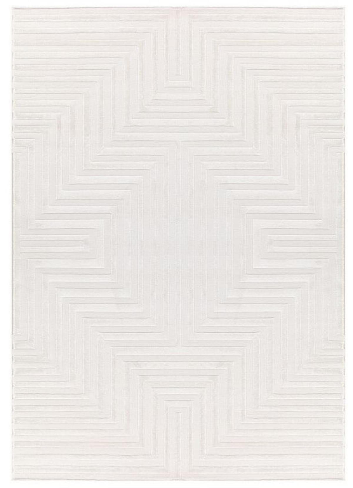 Tkana Preproga Sahara, Krem Barva, 120x170cm - krem barve, Design, tekstil (120/170cm) - Novel