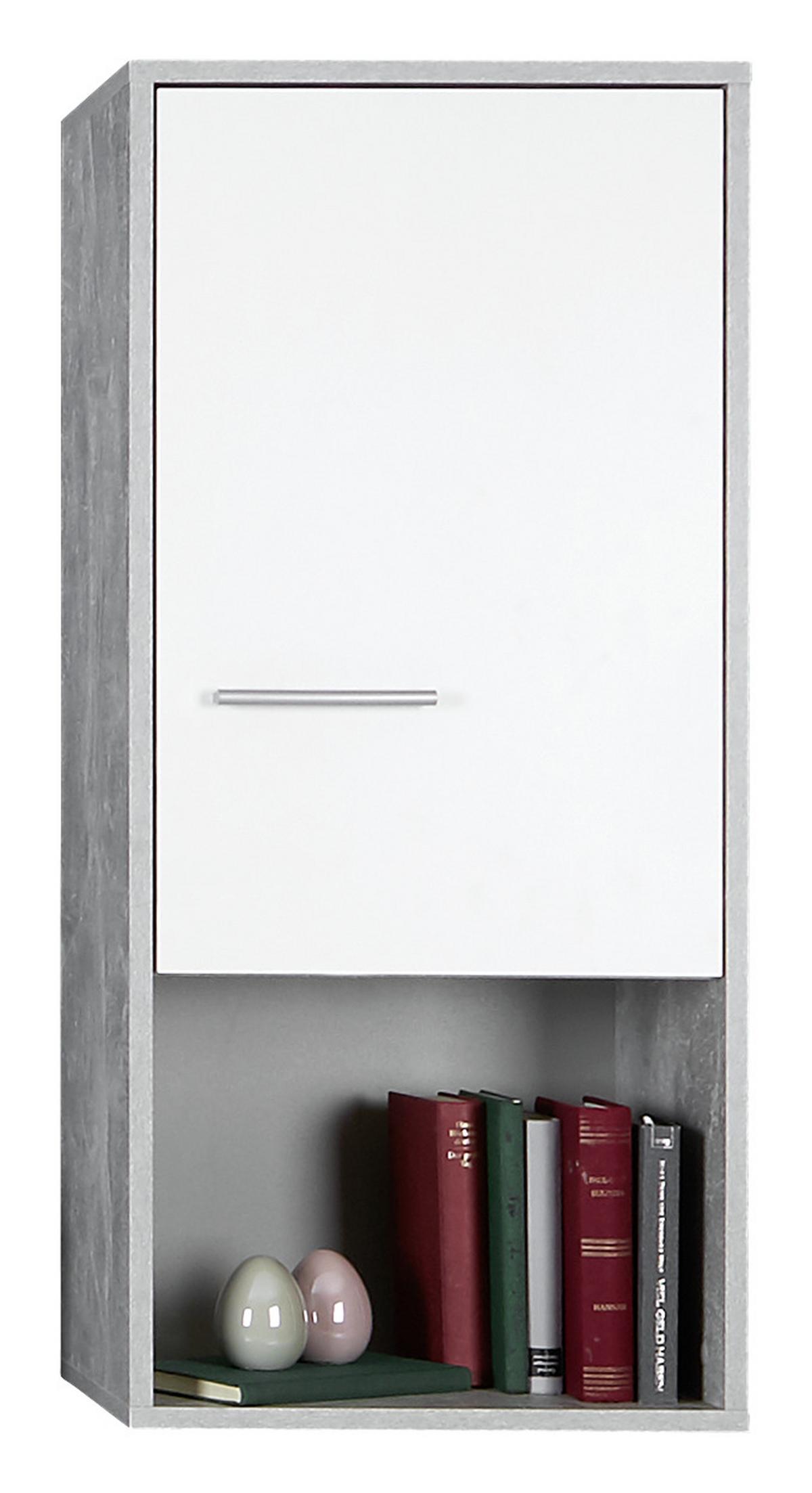 Regal Za Dnevni Boravak Aran - bijela/boje kroma, Moderno, drvni materijal/plastika (221/183,5/40cm) - Best Price