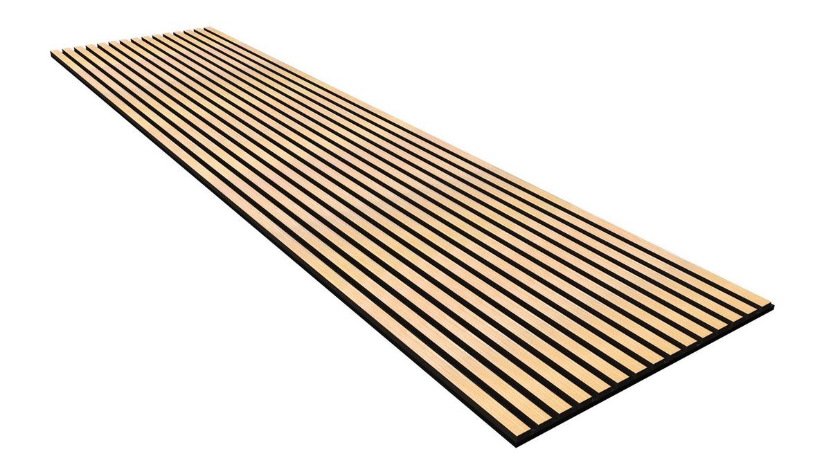 Akusztikus Fali Panel Echo - tölgyfa színű, Modern, műanyag/faalapú anyag (1,44qm)