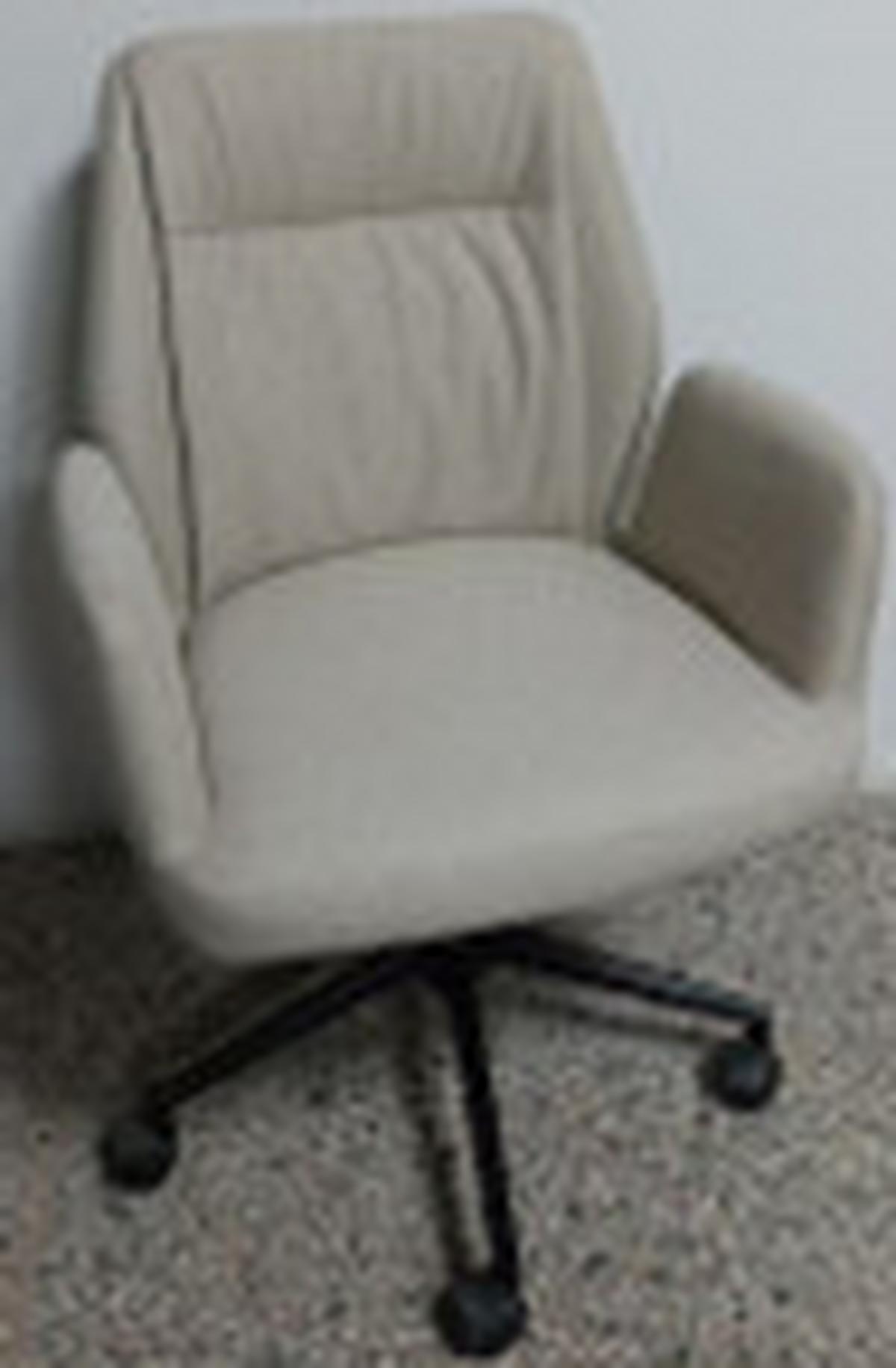 Stolica Amara - crna/krem, Lifestyle, metal/tekstil (59/85-93/59,5cm) - Modern Living