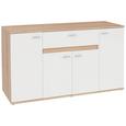 Komoda Carmen - aluminij/bela, Moderno, umetna masa/leseni material (160,2/79,9/35cm) - Mömax modern living Komoda Carmen - aluminij/bela, Moderno, umetna masa/leseni material (160,2/79,9/35cm) - Mömax modern living