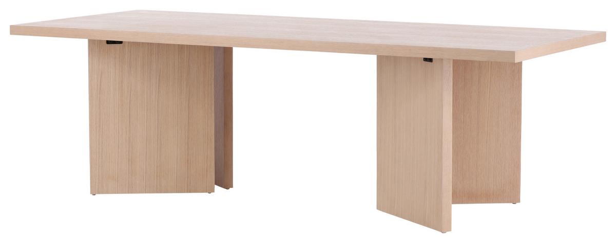 Esstisch Bassholmen ca. 240x100x74 cm Beige - Beige, Design, Holz/Holzwerkstoff (240/100/74cm) - Livetastic