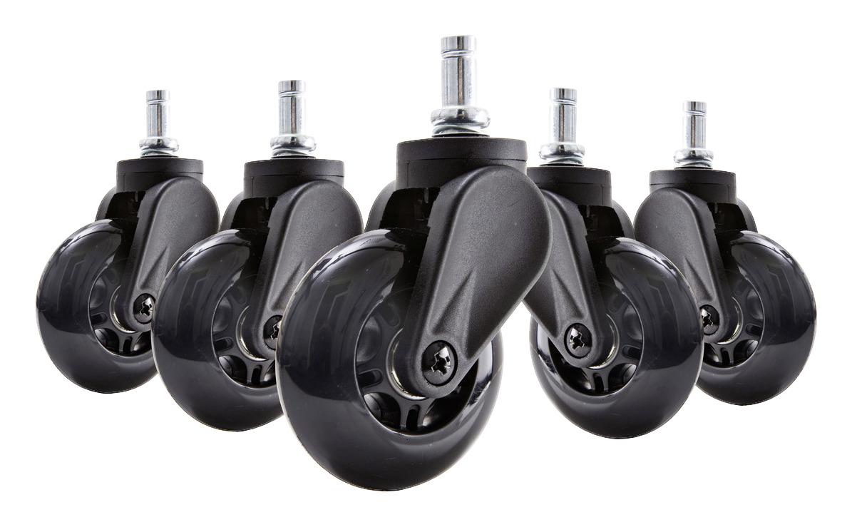Kolesce Za Vrtljivi Stol Blade Wheel -Sb- - črna, Moderno, kovina/umetna masa (7,5cm) - Modern Living