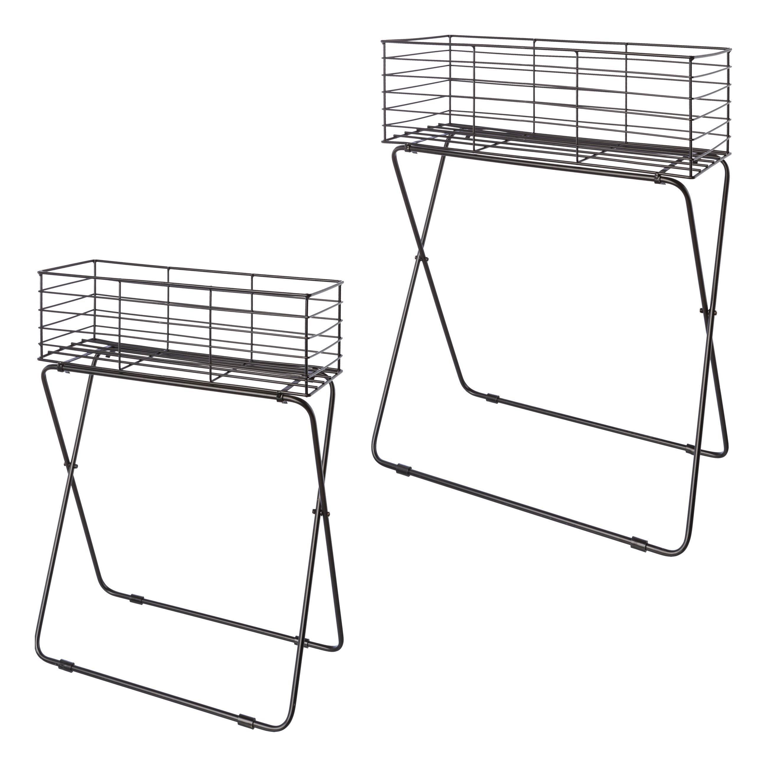 Cvetlični Lonček Black Times I -Paz- - črna, Basics, kovina (60/72/30cm) - Modern Living