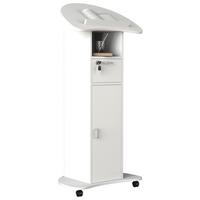 Stoječi Pult Redola L, Bela - bela, Moderno, leseni material (56/110/37cm) - MID.YOU